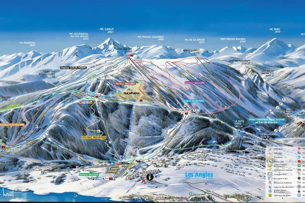 Studio Avec Tres Belle Vue Sur Les Angles Et Proche Des Pistes エクステリア 写真